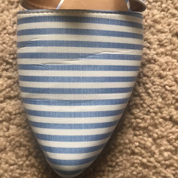 Blue and White Striped Mules - Picture 3 of 4